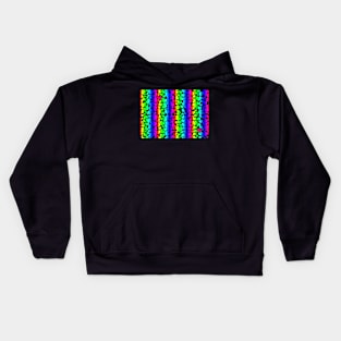 pride rainbow hearts Kids Hoodie